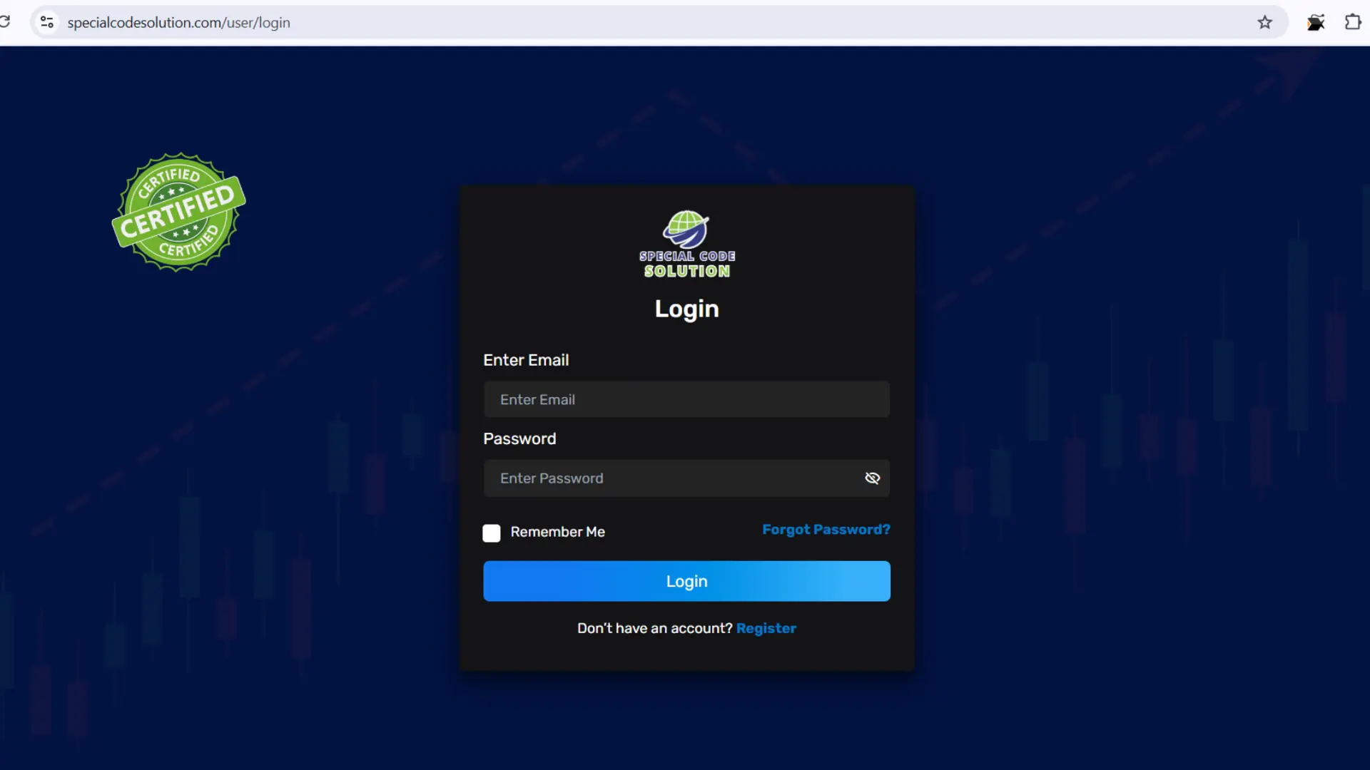 Special code solution