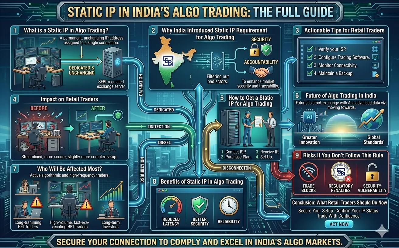 Algo Trading Static IP Requirement: New India Rules & Impact on Retail Traders